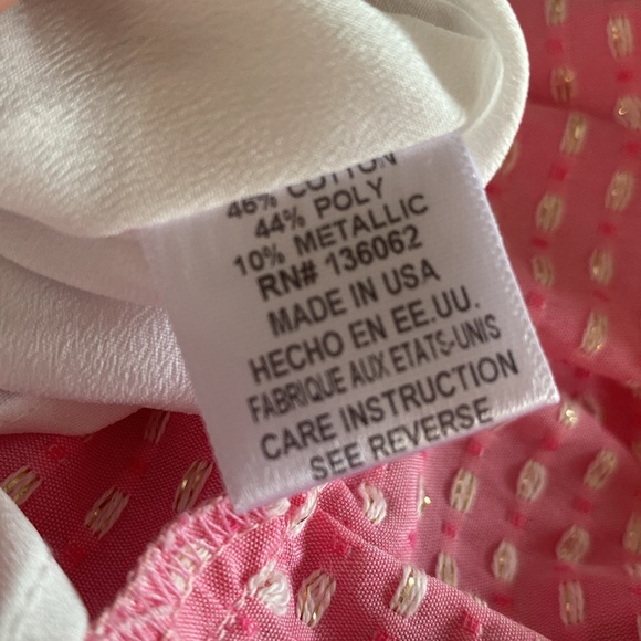 Lavender Brown Pink Belted Mini Dress Size Large NWT - Picture 10 of 10